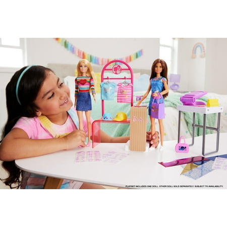 Barbie - Make & Sell Boutique Playset with Doll - Multicolor