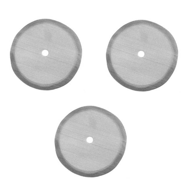 LEFU Stainless Steel French Press Filters Set of 3 - Reusable Mesh Filter Replacement for 800ml Coffee Makers, Easy Clean & Durable