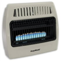 Comfort Glow Blue Flame Vent-Free 30,000 BTU Gas Wall Heater, Natural Gas/LP - CGS379