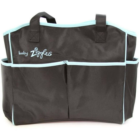 Baby Ziggles Heavy Duty Diaper Bag Black Blue Baby Ziggles Heavy Duty Diaper Bag Black Blue
