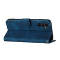thumbnail image 5 of Compatible with Samsung Galaxy A16 5G Vintage Wallet Case, with Wrist Strap PU Leather Flip Card Slots Holder Kickstand Magnetic Closure Phone Case Cover for A16 5G for Women Men, Darkblue, 5 of 10