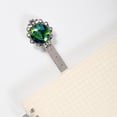 thumbnail image 2 of Peacock feathers Vintage Silver Lace-Edged Bookmark: the Gift for Readers and Book Lovers, 2 of 5