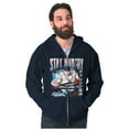 thumbnail image 4 of Street Fighter Ryu Stay Hungry Zip Hoodie Sweatshirt Men Brisco Brands S, 4 of 6