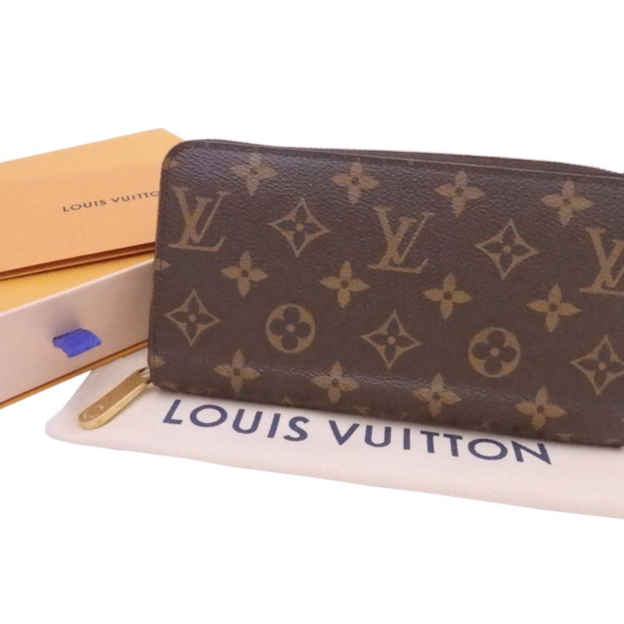 Louis Vuitton - Authenticated Zippy Wallet - Cloth Brown for Women, Very Good Condition