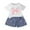 Blue, variant on Teen Outfits Summer Teen Outfits for Girls 14-16 Trendy Girls Active Outfit Set, Short Sleeve Elastic Waist Plaid T-Shirts and Shorts Sets