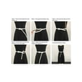 thumbnail image 6 of INSPIRE CHIC Faux Leather Skinny Belt for Women Jeans Dress Pants Thin Waist Belts 0.55 inches Width Wine Red, 6 of 6