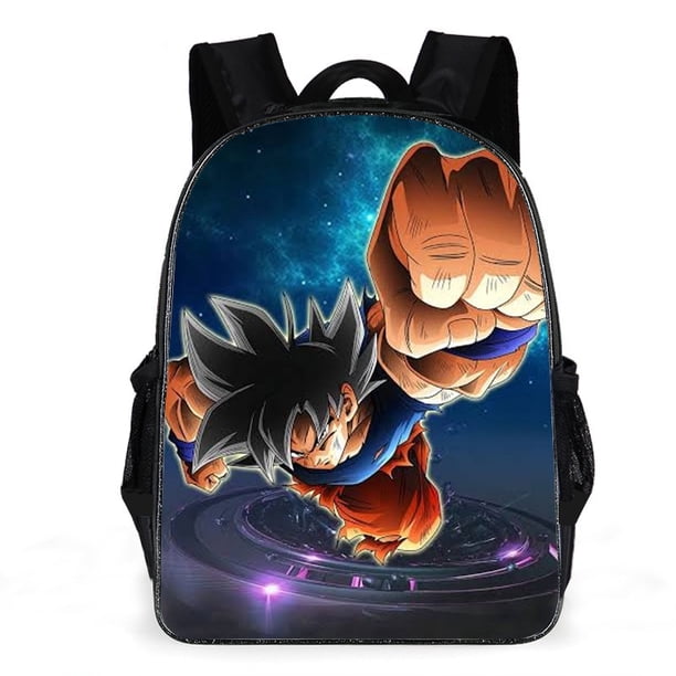 TIKTOK Impresión 3D Dragon Ball Goku Around School Bag Estudiantes De Escuela Primaria Y Secundaria Mochila De Anime De Dibujos Animados Juguetes Para Niños Regalos Accesorios Escolares De Belleza