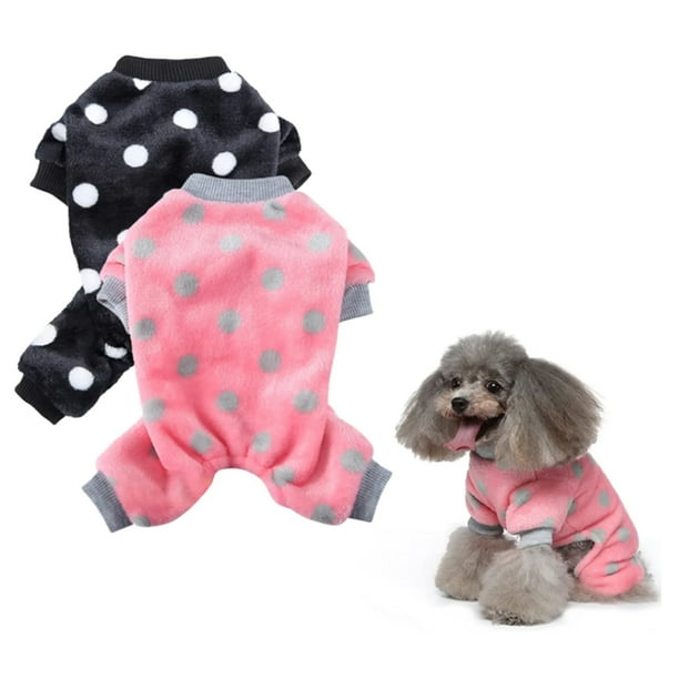 2 pieces of mixed winter dog hair clothes pet quadruped clothes