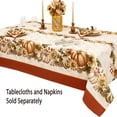 thumbnail image 3 of Newbridge Thanksgiving Autumn Pumpkin Festival Bordered Fabric Napkins, Set of 8 Napkins, 3 of 7