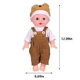 thumbnail image 3 of Muñeca bebé reborn suave de 33 cm con brazos y piernas extraíbles | Muñeca lavable y fácil de vestir para niños | Incluye atuendo para juegos de rol y abrazos, 3 of 5