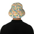 thumbnail image 5 of Honeii Small Animals with Knit Hat Pattern for Unisex Bucket Hat Waterproof Rain Hat Reversible Shiny Rave Bucket Hat for Concert Festival Boonie Cap, 5 of 6