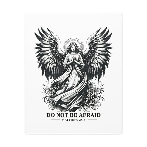 Scripture Walls Matthew 28:5 Do Not Be Afraid Bible Verse Canvas Christian Wall Art Ready to Hang Unframed