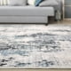 thumbnail image 5 of Alfombra Taranch, lavable, moderna, abstracta, 240 x 300 cm, gris y azul, 5 of 9