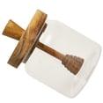 thumbnail image 1 of OULII Glass Honey and Syrup Storage Container with Dipper and Wooden Lid Easy to Clean for Home Use, 1 of 8