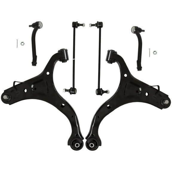 labwork Front Lower Control Arms Tierods Sway Bars Kit For 2010-2013 Hyundai Kia 4-Door