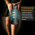 thumbnail image 2 of 2 Pack Knee Support - Knee Compression Sleeves for Men & Women with Patella Gel Pads, Size XXL, 2 of 5