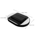thumbnail image 2 of WHAMVOX 1Set Drum Mute Pad Rubber Noise Reduction for Home Practice Musicians 7.86X5.50X0.98In, 2 of 8
