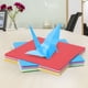 thumbnail image 4 of Vogacara Papel de Origami Multicolor de 100 Uds., papel de Origami de Color sólido, papeles cuadrados plegables hechos a mano, tarjetas para álbum de Juguetes de construcción Vogacara JJ15117-00, 4 of 6