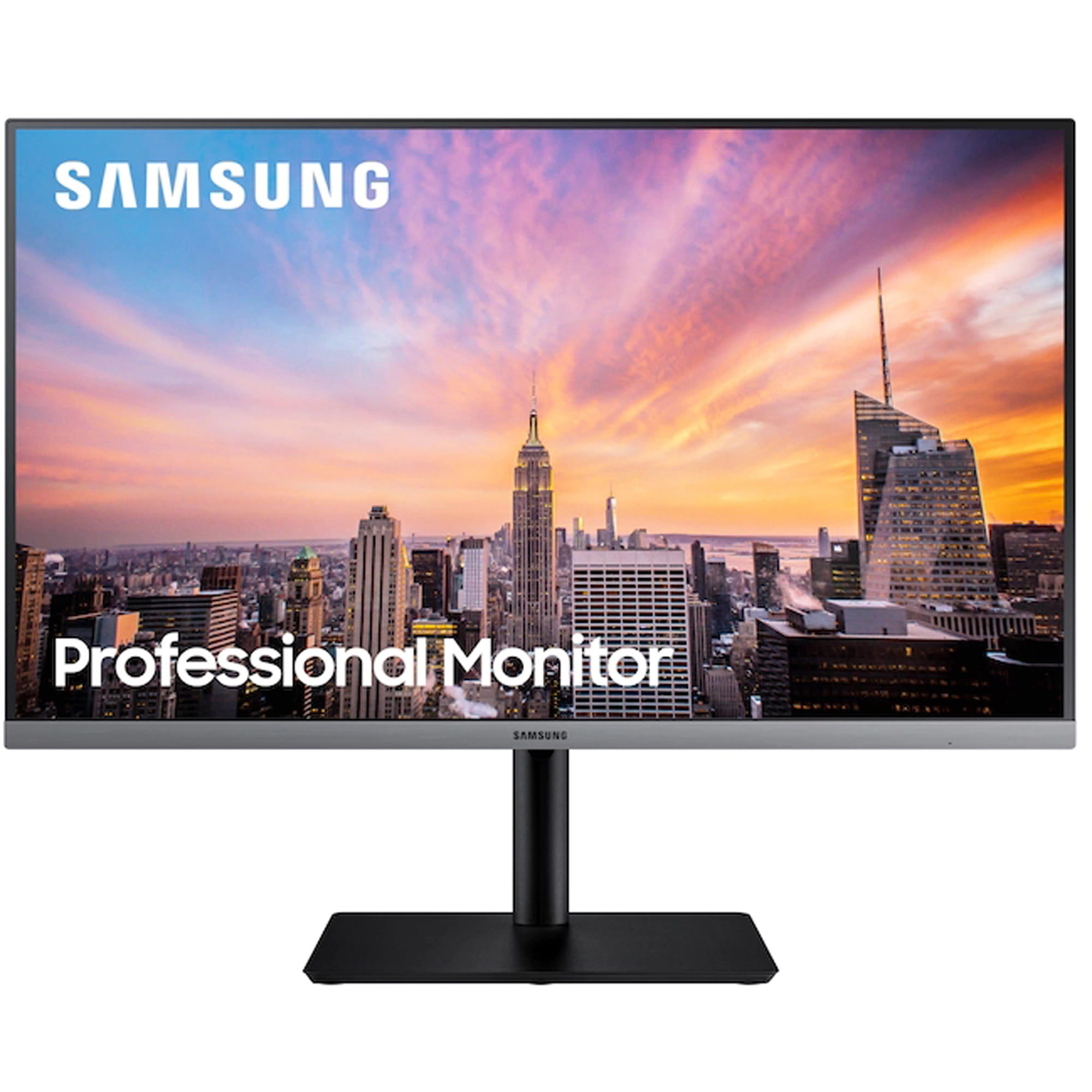 F24T400FHN 3-Year Warranty Samsung Business FT400 Series 24 inch 1080p 60Hz IPS Panel Computer Monitor for Business with VGA and HDMI Black HAS Stand 