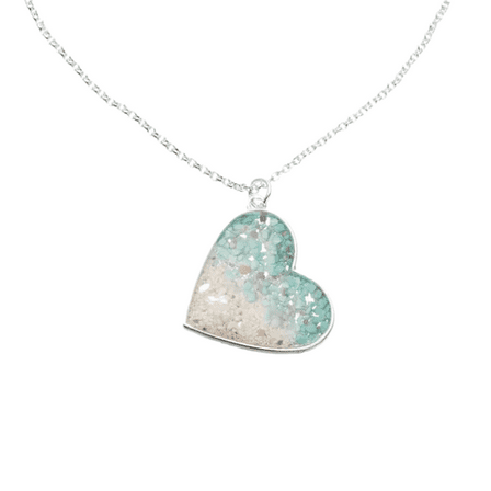puka Ocean Heart Necklace