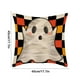 thumbnail image 3 of Funda de almohada de fantasma de Halloween | Funda de cojín decorativa para sofá y cama | Funda de almohada polar para decoración de temporada | Funda de cojín cuadrada de 45x45 cm, 3 of 6