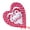 Style C, variant on Unique Bargains Wooden Heart Table Decor Removable Stackable Heart Sign Style E 5.1in