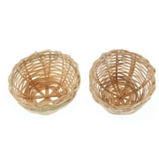 2 Pcs Bird Cages for Parakeets Finch Nest Handmade Pet
