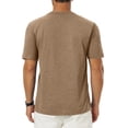 thumbnail image 6 of Men's Shirts Short Sleeve T-Shirt Casual Crew Neck Plain Tee Soft Moisture Wicking Basic Solid Color Summer Beach Tee Shirts, 3XL, 6 of 6