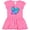 Raspberry with Polka Dots, variant on Inktastic Suicide Prevention Awareness Purple and Teal Heart Ribbon Girls Toddler Dress