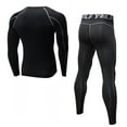 thumbnail image 4 of LANBAOSI Men’s Base Layers Set - Compression Thermal Shirt & Pants, Quick Dry, Moisture-Wicking Size XL, 4 of 7