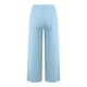 thumbnail image 4 of Pantalones casuales de lino con cintura ancha y cordón largo para mujer - Pantalones elásticos de cintura alta y pierna ancha en color liso, 4 of 5