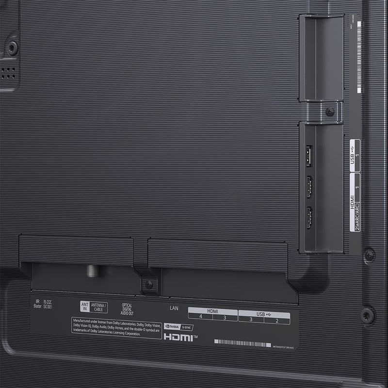 LG OLED55G5WUA 55" 4K UHD OLED evo G5 Smart TV front and back view