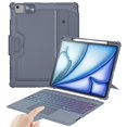 thumbnail image 1 of Funda con teclado Nillkin para iPad Air de 33 cm, iPad Pro de 33 cm, gris, 1 of 8