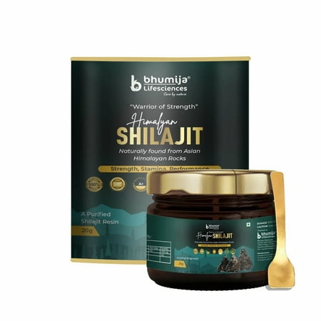 Heroot New Organic Himalayan Shilajit, Improves Stamina Supports Strength and Performance, Non-GMO, 20g Pack, 66 Servings