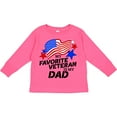 thumbnail image 3 of Inktastic My Favorite Veteran is My Dad Boys or Girls Long Sleeve Toddler T-Shirt, 3 of 5