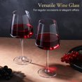 thumbnail image 2 of Juego de copas de vino JYB&XY de 19 oz, 4 piezas, cristal sin plomo, 2 of 8