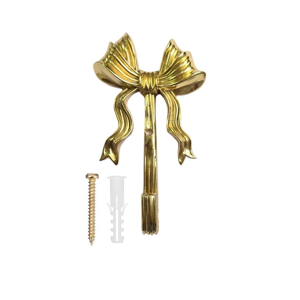 Lazo de lazo Colgador de abrigo decorativo de cinta Bolso Colgador de pared para Toalla Habitación Dormitorio