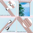 thumbnail image 2 of Compatible with iPhone 15 Pro Max Case Clear Cute Giltter iPhone 15 Pro Max Phone Case for Women Girls Transparent TPU Bumper Cases with Lanyard Strap (Pink), 2 of 14