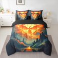 thumbnail image 2 of Castle Fairy Animal Phoenix Bedding Comforter Set,Chinese Mythology Full Bedding Set, 2 of 8