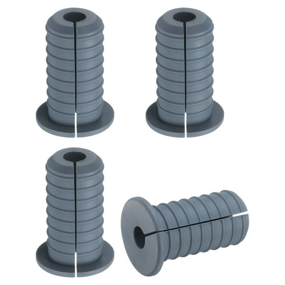 4Pack Wall Grommets, 19mm Silicone Cable Pass Through Bushing Grommets, Gray
