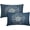 Blue Daisy, variant on erklhpu21 12" x 20" Yellow Daisy Cotton Throw Decorative Pillow Cover, Invisible Zipper (2 Count)