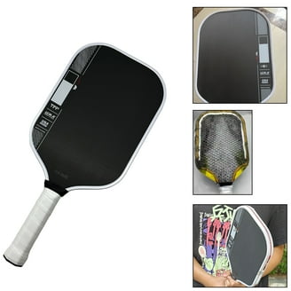 MOCREE 2025 Alpharix Pro USAPA Approved Pickleball Paddle – T700 Carbon Fiber With Power And Big Spin |Mid Weight Paddle For Intermmediate Or Big Hands | Unique Initial Design, Letter F