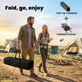 thumbnail image 4 of Outsunny 3ft Folding Camping Table with Mesh Storage Net, Carrying Bag, 4 of 10