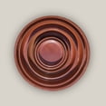 thumbnail image 5 of Round | Copper Red Ceramic Plant Saucer | High Fired Ecofriendly Clay - Sizes 8"-24" - FREE SHIPPING (9.5"W-PACKOF2, CopperRed), 5 of 11