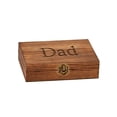 thumbnail image 2 of Creative Gifts 069407 Wood Box with Tongs, 9 Whiskey Stones & Pouch, 2 of 5