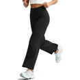 thumbnail image 6 of NELEUS Womens 29" Wide Leg Pants Athletic Yoga Stretch Loose Legging Casual Sweatpants with Pockets,Black,US Size S, 6 of 9