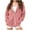 Pink, variant on Cethrio Girls Zip up Hoodies, Loose Fit Fall Long Sleeve Casual Girls Sweatshirts Hot Pink Size 14-16