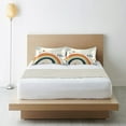 thumbnail image 6 of Yayeee Pillowcase King Size Set of 2 Satin Wrinkle Resistant Pillow Case, Cute Rainbow, 6 of 7