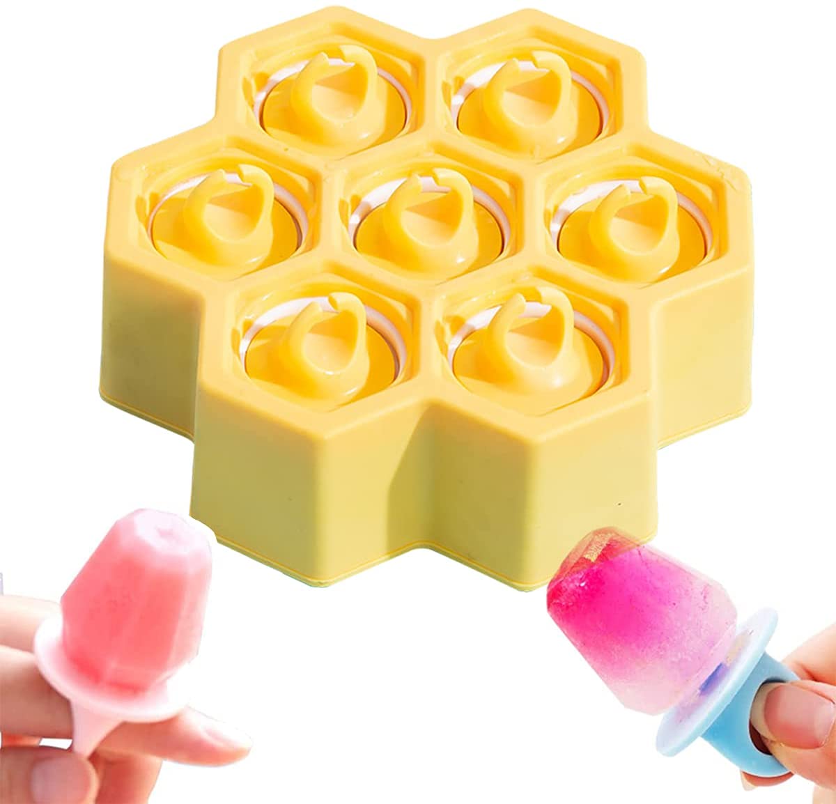 Borke Silicone Popsicle Molds, Ice Pop Molds,Kids Ice Cream DIY Pop