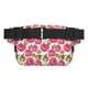 thumbnail image 3 of Fotbe Rose Flowers Cangurera Cuadrada con Estampado de Doble Capa, Bolsa de Cintura Ajustable Mini para Hombres y Mujeres, 3 of 9